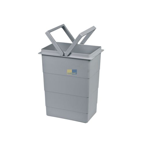 Bild: Inneneimer 226x156x295mm 8,5 Liter Hailo 1075959 hellgrau für Einbau-Abfallsamml