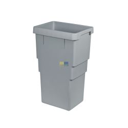Inneneimer 258x198x413mm 13 Liter Hailo 1107229 hellgrau für Einbau-Abfallsammle