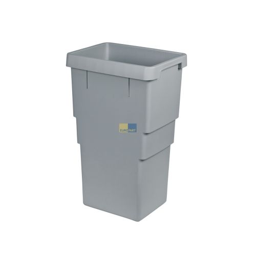 Bild: Inneneimer 258x198x413mm 13 Liter Hailo 1107229 hellgrau für Einbau-Abfallsammle