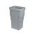 Bild: Inneneimer 258x198x413mm 13 Liter Hailo 1107229 hellgrau für Einbau-Abfallsammle