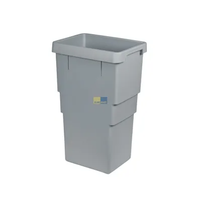 Inneneimer 258x198x413mm 13 Liter Hailo 1107229 hellgrau für Einbau-Abfallsammle