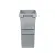 Bild: Inneneimer 258x198x413mm 13 Liter Hailo 1107229 hellgrau für Einbau-Abfallsammle