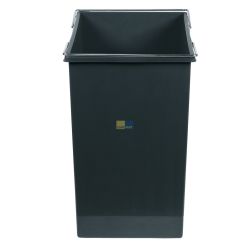 Inneneimer 345x220x350mm 24 Liter Hailo 1050209 dunkelgrau für Einbau-Abfallsamm