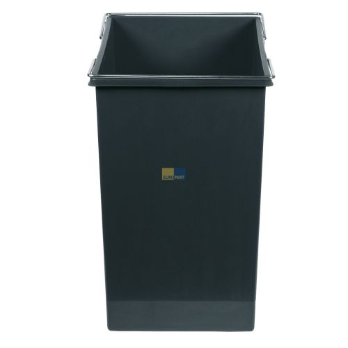 Bild: Inneneimer 345x220x350mm 24 Liter Hailo 1050209 dunkelgrau für Einbau-Abfallsamm