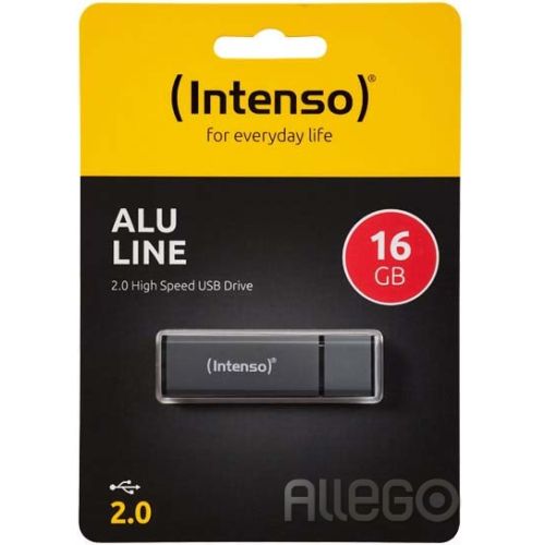 Bild: Intenso USB 2.0 Stick 16GB, Alu Line