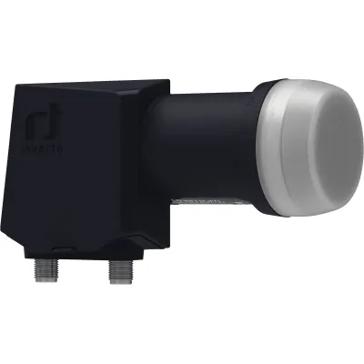 Inverto Twin LNB IDLP-TWL413-PREMU-OPN | 40mm Feed | 0,2dB Rauschmaß | Full HD & 4K | LTE-Filter | Premium Twin