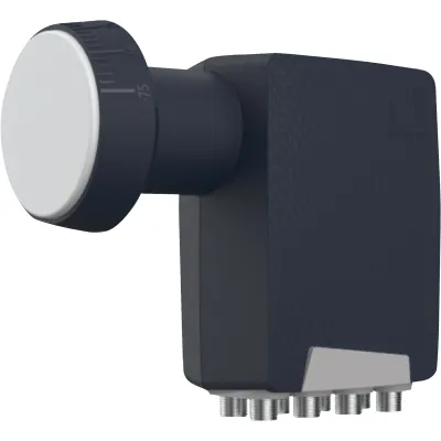 Inverto Octo LNB IDLH-OCT410-PREMU-OP | 8 Teilnehmer | 40mm Feed | LTE-Filter | 0,7dB Rauschmaß | HD/UHD | schwarz