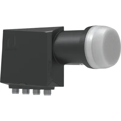 Inverto Quad LNB IDLT-QDL412-ULTRA-OPN | 40mm Feed | 0,2dB Rauschmaß | High-Gain | LTE-Filter | 4K 8K DVB-S2X