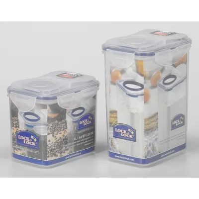 Lock & Lock Frischhaltedose HPL812F 1,0 l | rechteckig, luft- & wasserdicht, BPA-frei, transparent