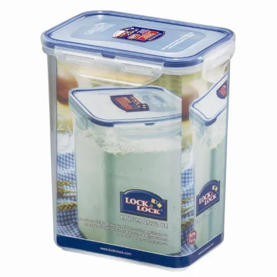 Lock & Lock Vorratsdose HPL813 | 1,8 Liter rechteckig | 151x108x185 mm | luft- & wasserdicht | BPA-frei | transparent