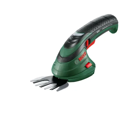 Bosch Akku-Strauchschere Isio 3 0600833106 | 3,6V 1,5Ah | Grasschere 8cm | Anti-Blockier-System | leicht & ergonomisch