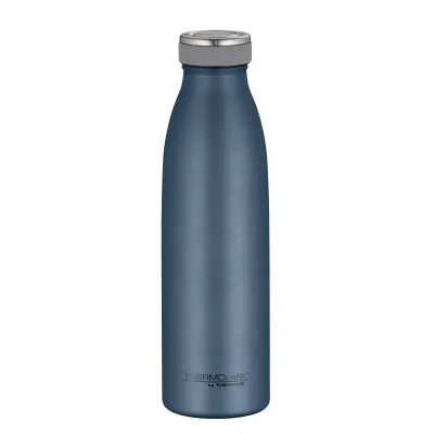 THERMOcafè Isolierflasche TC BOTTLE 0,5l | Edelstahl | auslaufsicher | kohlensäurefest | 12h heiß | Night Blue Matt