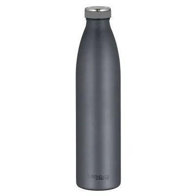 THERMOcafè Isolierflasche 1l Edelstahl | kohlensäurefest | 12h heiß | 24h kalt | auslaufsicher | BPA-frei