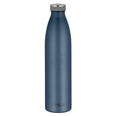 THERMOcafè Isolierflasche 1l | Edelstahl | kohlensäurefest | 12h heiß 24h kalt | auslaufsicher | BPA-frei | Night Blue