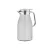 Bild: alfi Isolierkanne SKYLINE 1,0l 1321294100 | Thermokanne Edelstahl Hartglaseinsatz | 12h heiß 24h kalt | Silver Lining