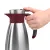 Bild: Emsa Isolierkanne Soft Grip N4120500 | 1,5 l Edelstahl doppelwandig | 12h heiß | auslaufsicher | weinrot