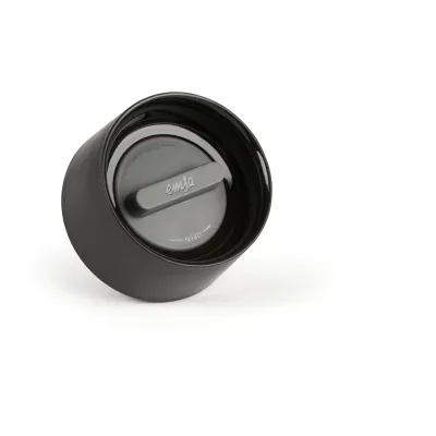 Emsa Thermobecher Travel Mug Compact N21609 | Isolierbecher 0,3l Edelstahl | 360° Trinköffnung | auslaufsicher | weinrot