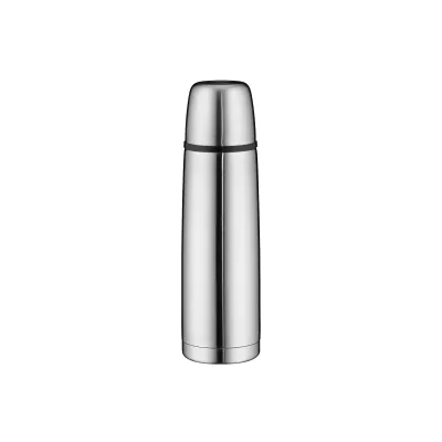 alfi Isolierflasche 0,5L Edelstahl matt | Thermosflasche auslaufsicher, spülmaschinenfest, hält 12h heiß