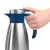 Bild: Emsa Isolierkanne Soft Grip N4120100 | 1 Liter | Edelstahl doppelwandig | Auslaufsicher | rutschfester Griff | Blau