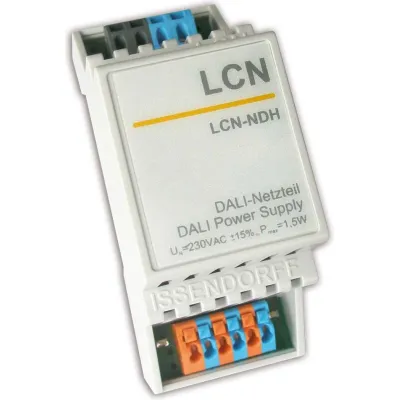 Issendorff DALI-Netzteil LCN-NDH für Hutschiene | Bussystem KNX | 1,5W | 220-240VAC | 2TE | bis 32 DALI-EVGs