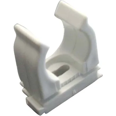 SPIT Klemmschelle EClip 565032 | Kabelschelle für Panzerrohr 20 mm | Einhandmontage | VE 100 Stück | Montagezubehör