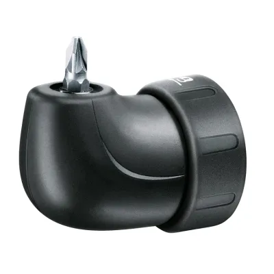Bosch Winkelaufsatz für IXO | 1600A001Y8 | Systemzubehör für enge Stellen | 8 Winkeleinstellungen | schwarz