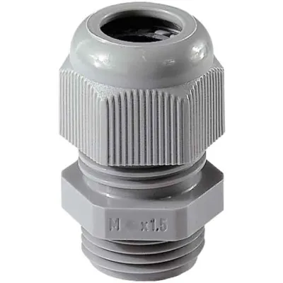 Jacob Kabelverschraubung M16 50.616 | PA/SM | IP68 | Polyamid | Staubschutzscheibe | 5-10 mm Kabel | schwarz