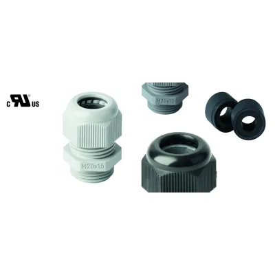 Jacob Kabelverschraubung M25x1,5 PERFECT-KV-PA 50.625 PA/R | metrisch | IP68 | Kunststoff | 8-17mm | silbergrau RAL7001