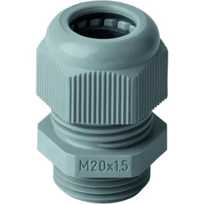 Jacob Kabelverschraubung M50x1,5 50.650 PA7035 | metrisch | IP68 | Polyamid | Zugentlastung | 27-35mm | lichtgrau