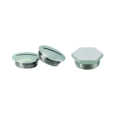 JACOB Verschlussschraube M25x1,5 10.2515 | Messing vernickelt | metrisches Gewinde | IP54 | -60 bis 200°C | nickelfarben
