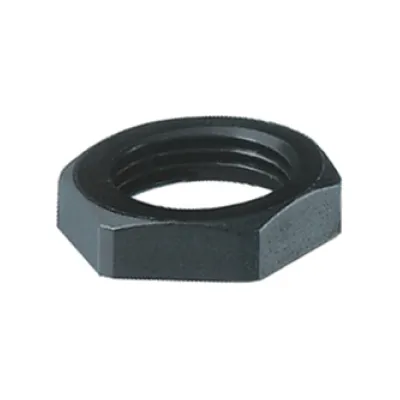 Jacob Sechskantmutter M16x1,5 50.216 | Gegenmutter für Kabelverschraubung | Polyamid | metrisch | schwarz