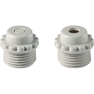 JACOB Würgenippel 125 MG | Leitungseinführung M25 Gewinde | Polyethylen Kunststoff | IP54 | 11-17mm | grau RAL7035