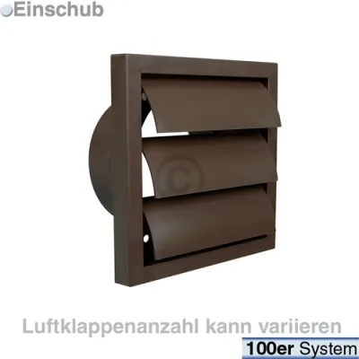 Jalousie 100erR braun