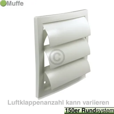 Jalousie 150erR weiß