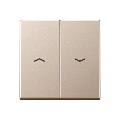 JUNG Wippe für Jalousie-Schalter/-Taster A595PCH | zweiteilig | Pfeilsymbole | Duroplast | IP44 | champagner