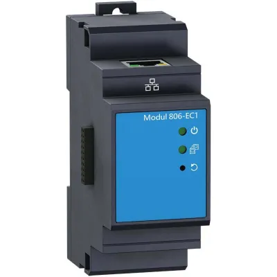 Janitza Kommunikationsmodul UMG806-EC1 1402051 | Ethernet RJ45 | Modbus TCP/IP SNMP | DIN-Schiene | IP20 | für UMG 806