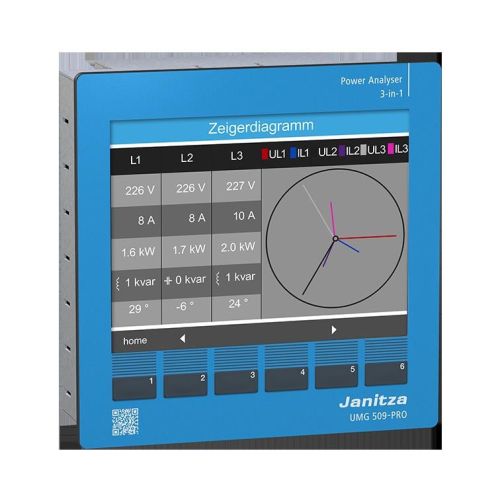 Bild: Janitza Multifunktionaler Netzanalysator UMG 509-PRO UH= 95-240V AC