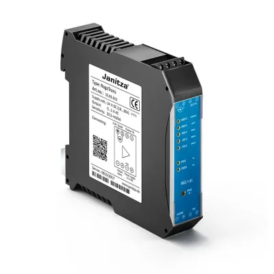 Janitza Messumformer RogoTrans 1503613 | für Rogowski-Stromwandler | 4000A/1A | 0–1A Ausgang | 24V DC | DIN-Schiene