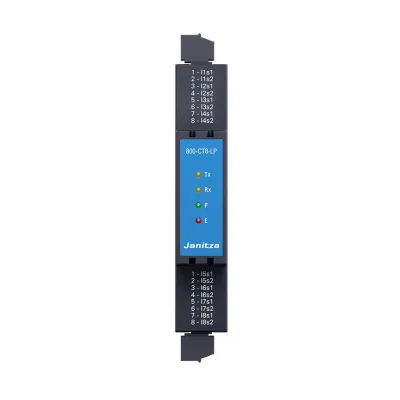 Janitza Strommessmodul 800-CT8-LP | Erweiterungsmodul UMG 801 | 8 Kanäle | 5A | DIN-Schiene | IP20