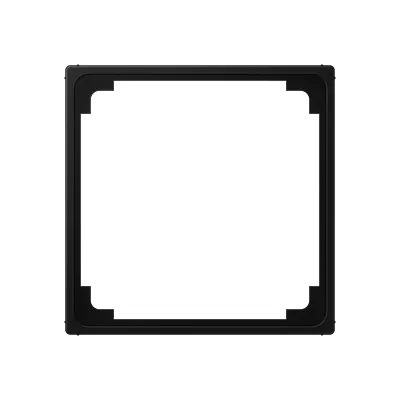 JUNG Zwischenrahmen A590ZSWM | 1-fach Einbaurahmen DIN 49075 | Unterputz | Thermoplast | IP2X | graphitschwarz matt