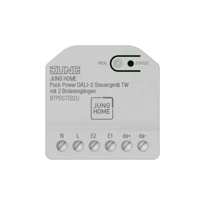 JUNG DALI-2 Steuergerät BTPDSTEB2U | Unterputz | 230V AC | Bluetooth Mesh | 2 Binäreingänge | Updatefähig