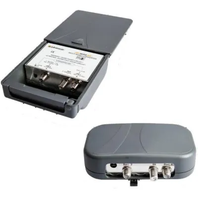 Johansson Stacker/deStacker 9645KIT | Einkabel-SAT-Lösung | DiSEqC | bis 75m Leitung | Montage mit Wetterschutz