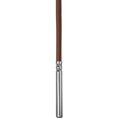 JUMO Widerstandsthermometer 00392513 | Pt100 Sensor | -50 bis +180°C | 6x50mm Edelstahl | 2,5m Silikonleitung