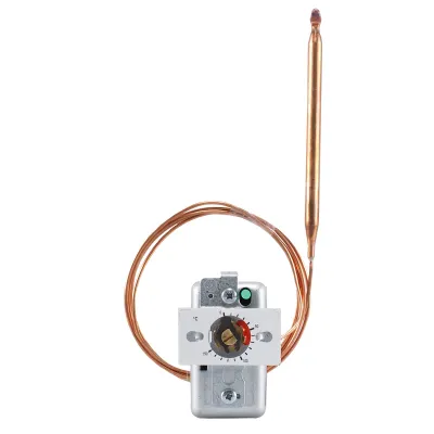 JUMO Temperaturbegrenzer 60000924 | mechanisch | 1-polig | Kapillarrohr | 173°C | Flachsteck | IP00