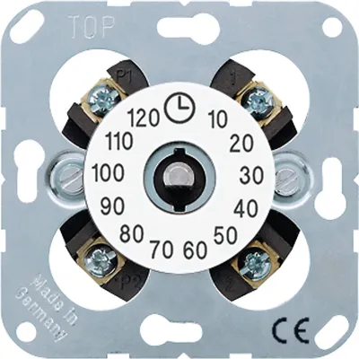 JUNG Zeitschalter mechanisch 11120-20WW | Schaltuhr 1-polig | 0-120 Min | Unterputz | 250V 16AX | alpinweiß