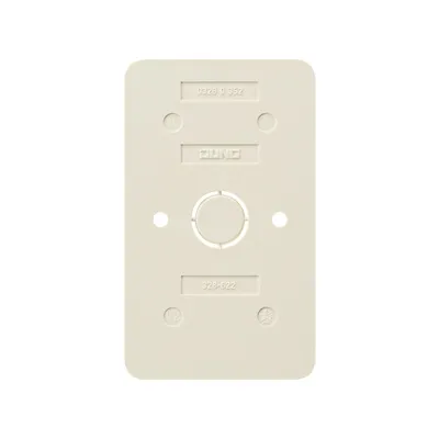 Jung Bodenplatte 328-622 | 2-fach AP600 | flammwidrig für 2-fach-Steckdose 6020A/6020KIA | Kunststoff Thermoplast | weiß