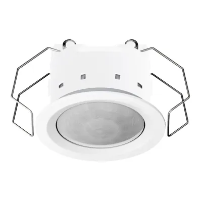 JUNG KNX Präsenzmelder Mini 3361-1MWW | Aufputz | 360° Erfassung | Helligkeitssensor | Temperatursensor | alpinweiß