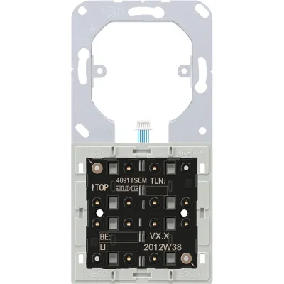 JUNG Tastsensor-Erweiterungsmodul 4091TSEM KNX | 1-fach | LED-Statusanzeige | Unterputz | Kunststoff | weiß