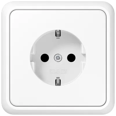 JUNG 51520 WW Steckdose 1f aws glz CD UP IP20