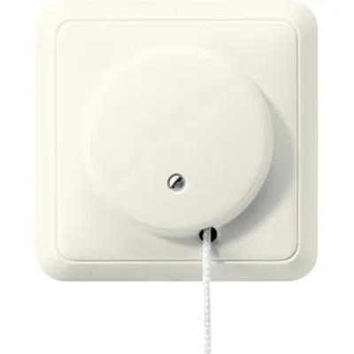 JUNG Zugschalter 5506ZU | Wechselschalter mit Zugschnur | Unterputz 10AX 250V | cremeweiß | Wand- und Deckenmontage